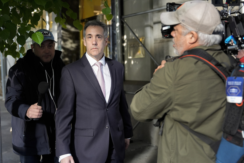 The Latest | Michael Cohen takes the stand as testimony in Trump hush ...